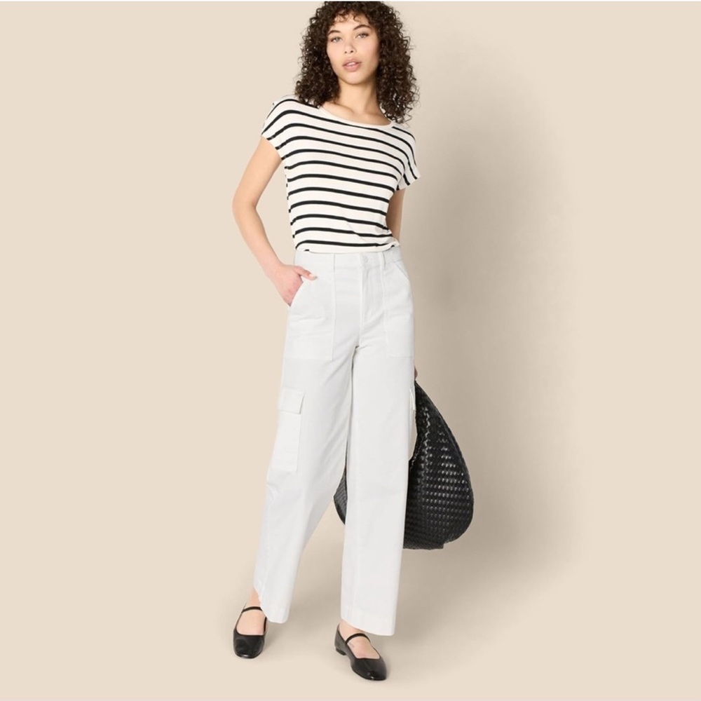 Universal Thread White Boyfriend Jeans – Size 12 - Cargo Y2K White Denim NWT